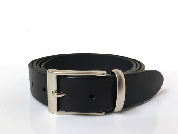 Formal Belt in Black 1 1/4 Handmade 
