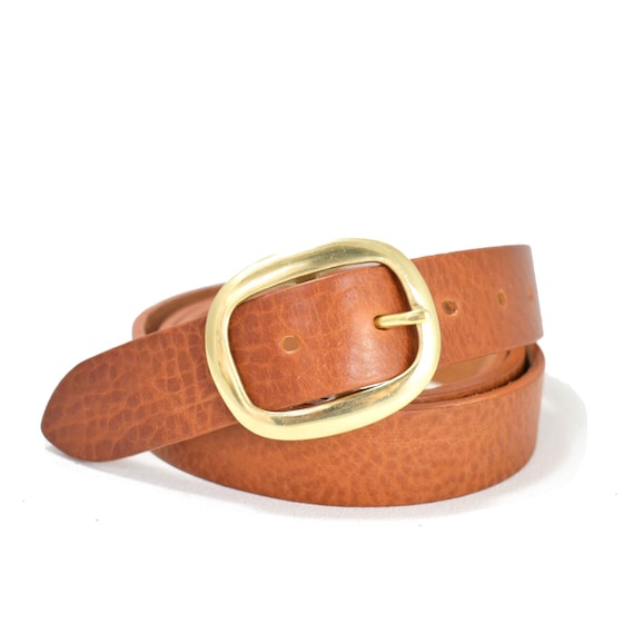 thin tan belt