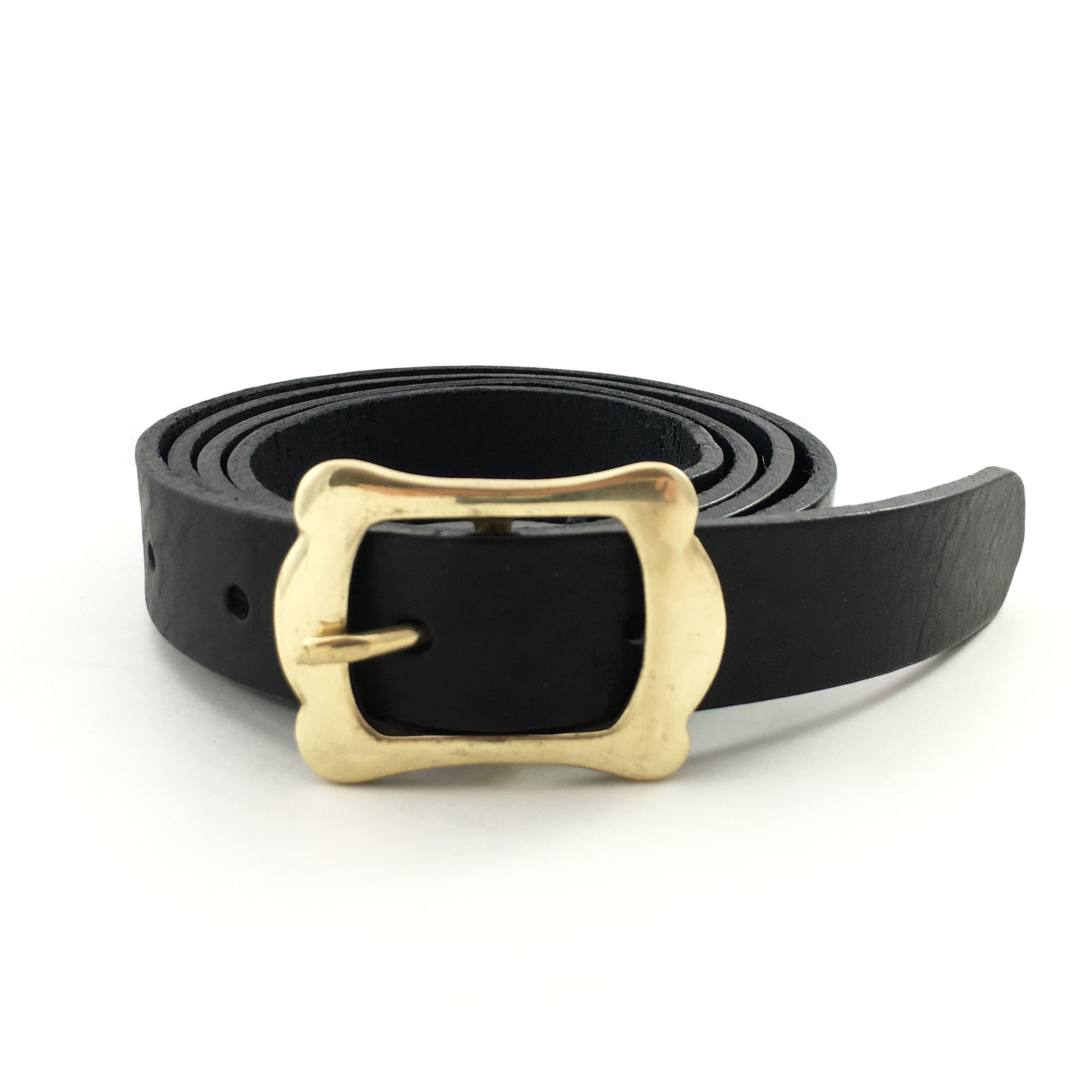 Navy Blue Leather Belt 1 Inch Belt Handmade UK Woman Etsy UK