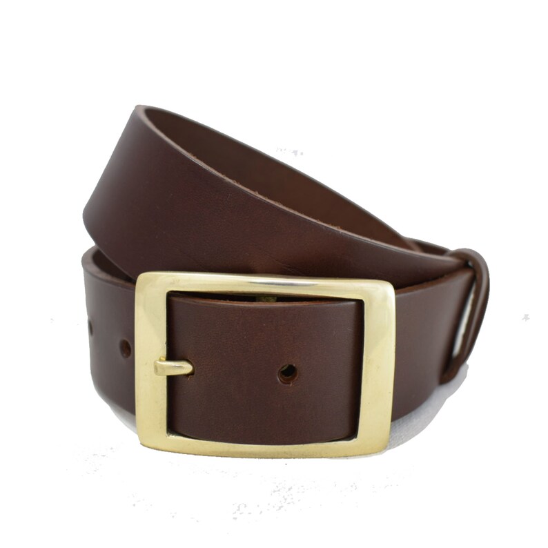 Bosca
 Rectangle Frame Buckle Leather Belt main image 1