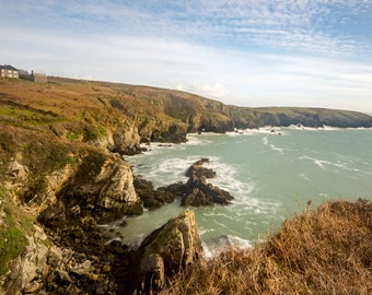 Landscape Photography Print, Welsh Coast Photo Print, Nature Wall Art, Ocean Wall Art, New Home Gifts, Home Wall Decor, Wales Photo Print