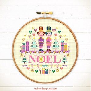 Christmas cross stitch Nutcrackers cross stitch Xmas cross stitch Noel cross stitch pattern PDF Christmas Embroidery Nutcracker Christmas image 5