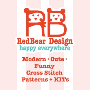 Modern cross stitch, Unicorn with Floral cross stitch pattern by Red bear design image 7