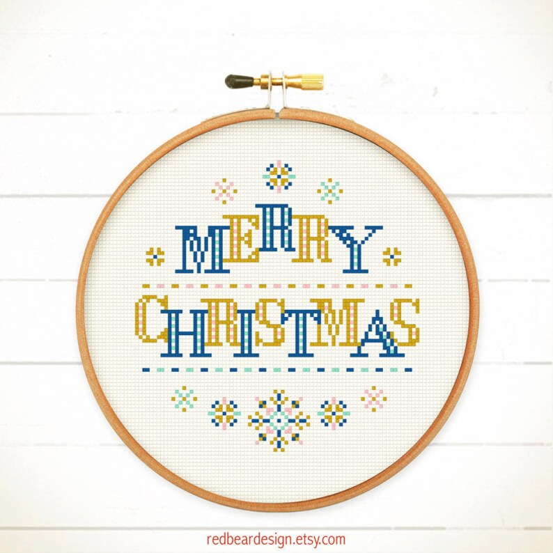 Cross stitch,Christmas cross stitch pattern,Xmas cross stitch sampler,Modern Christmas decoration diy Christmas ideas for woman,cross-stitch image 3