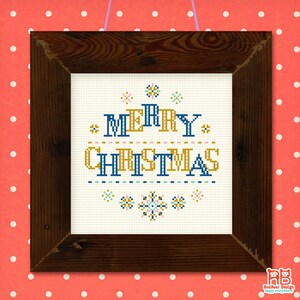 Cross stitch,Christmas cross stitch pattern,Xmas cross stitch sampler,Modern Christmas decoration diy Christmas ideas for woman,cross-stitch image 4