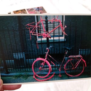 le biciclette - 9 cartoline postali da collezionare