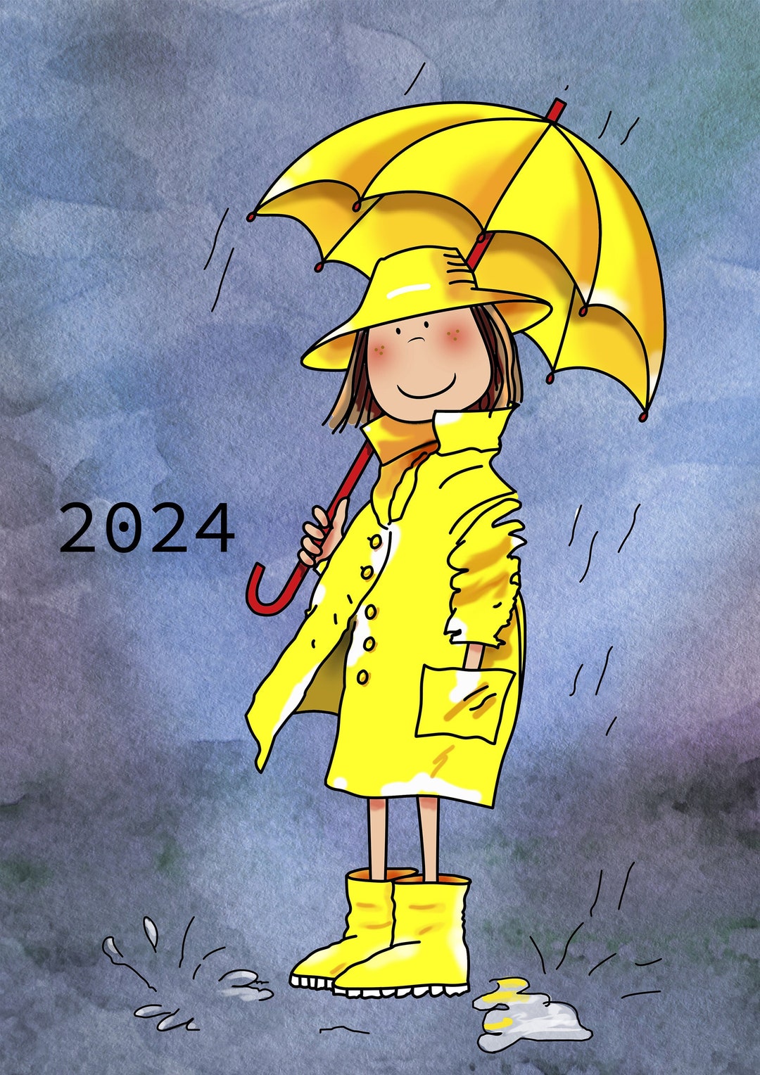 2024 Coloring Calendar Instant Download Etsy