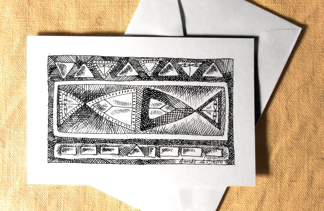 Mini Original Drawing Original Ink Drawing, Collectible Art Miniature - Etsy