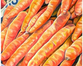 carrots at the market - carote - vegetable - orange color