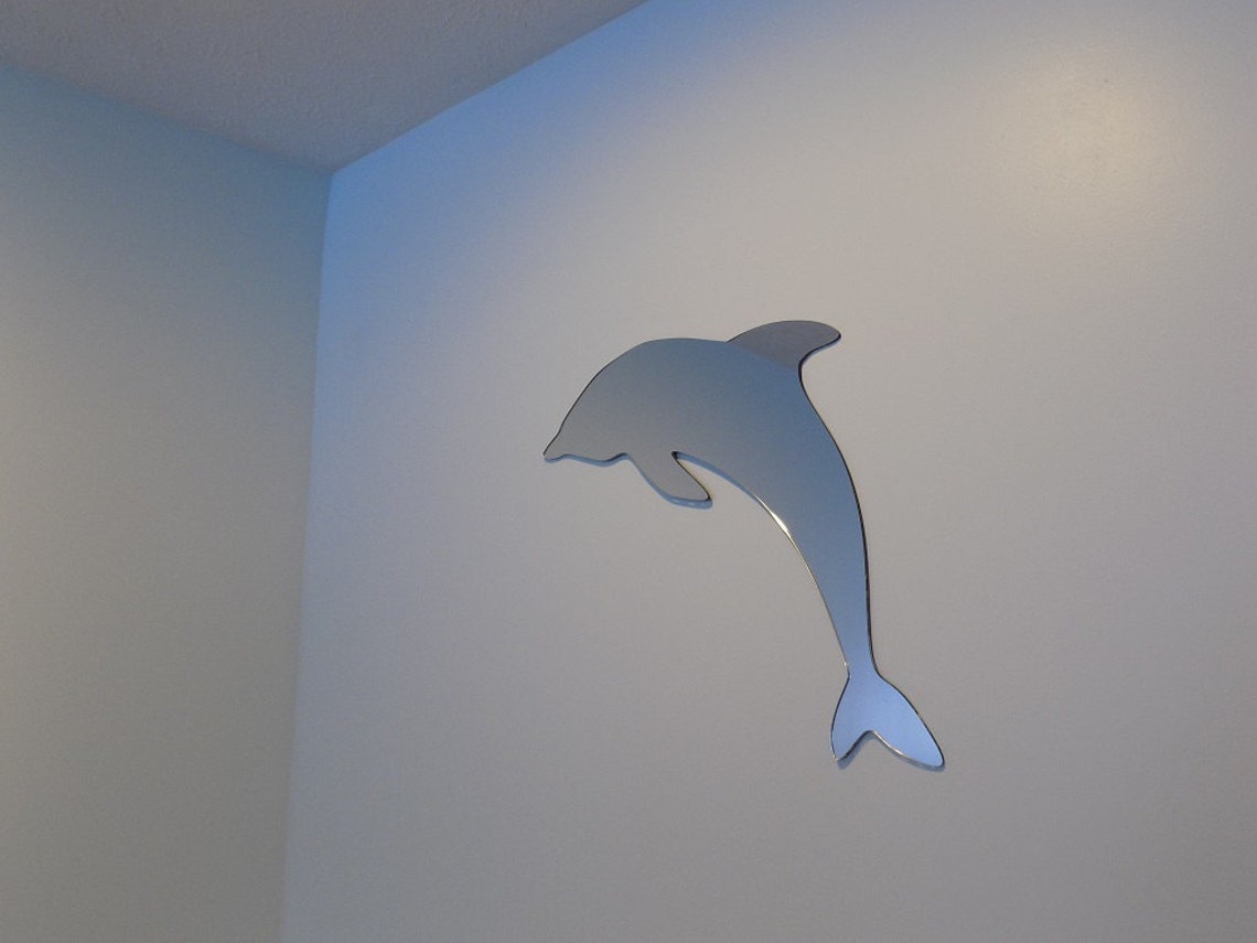 18 Dolphin Laser Cut Acrylic Mirror Wall Decor for Etsy