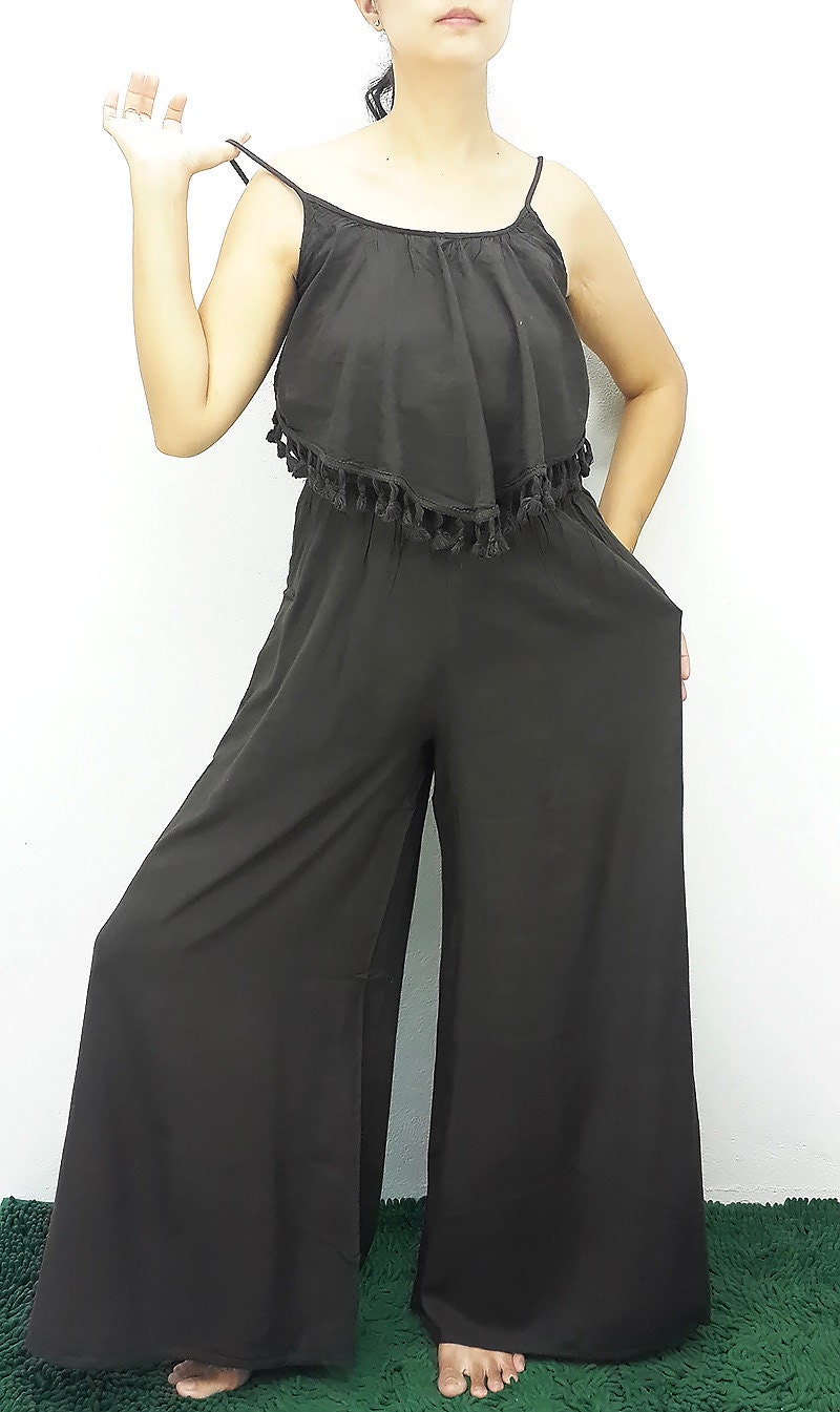 Dark Grey Jumpsuit Etsy
