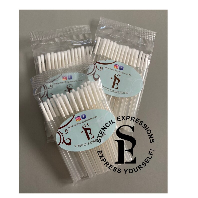 PYO Mini Paint Brushes for Paint your Own Cookies Kits Stencil Etsy