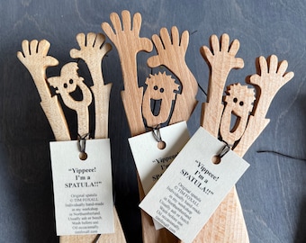 The Happy - Spatule de cuisine en bois dur
