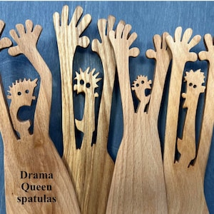 The Drama - Hardwood kitchen spatula