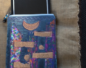 Repurposed Velvet iPad sleeve