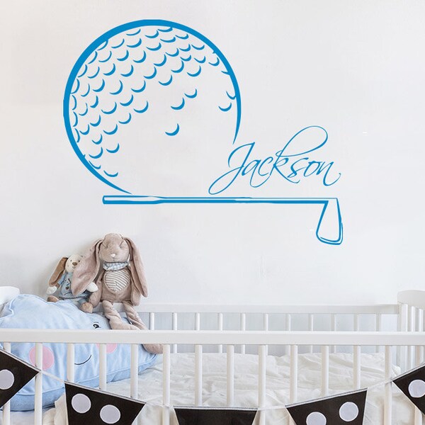 Golf Nursery Wall Sticker Etsy