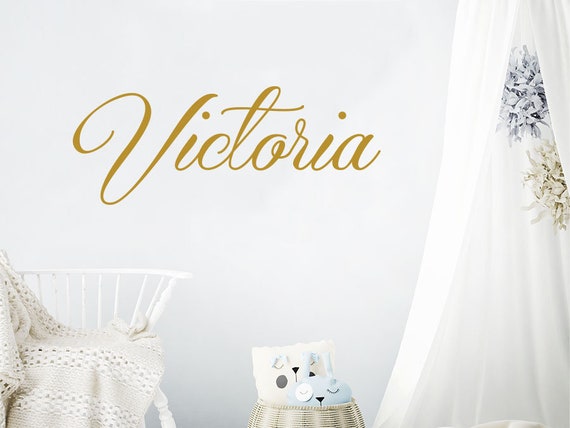 Personalized Names Wall Decals Custom Vinyl Stickers Name Girls And Boys Nursery Wall Decor For Bedroom Wall Art Home Decor Kn84