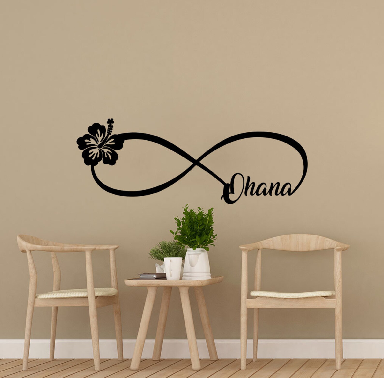 Ohana Wall Sticker Nursery Ohana Means Family Wall Decal Etsy