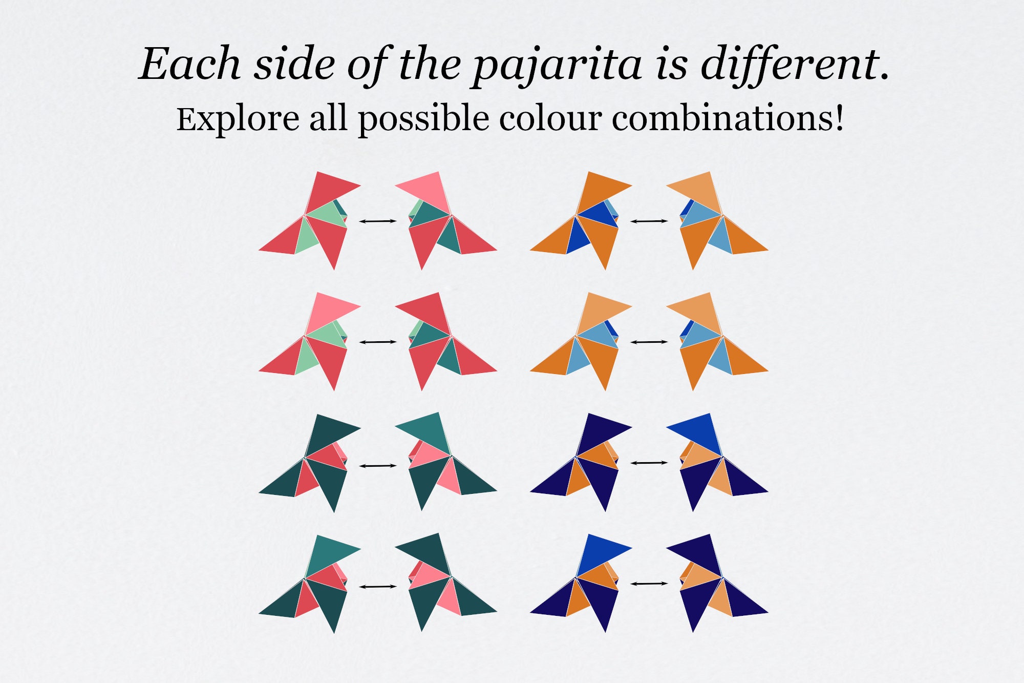 Printable Origami Pajarita, Printable Origami Paper and Instructions ...