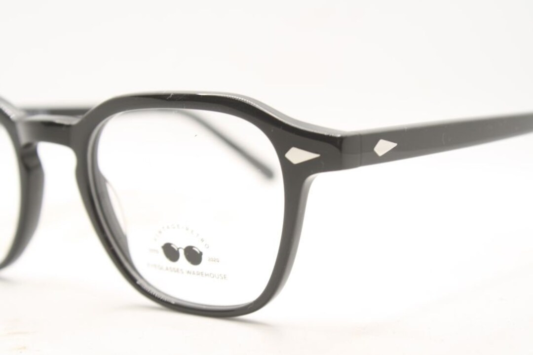 Black Vintage Style Eye Glasses Frames Etsy