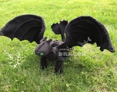 Nightfury Toothless How to Train Your Dragon US PDF Crochet Pattern