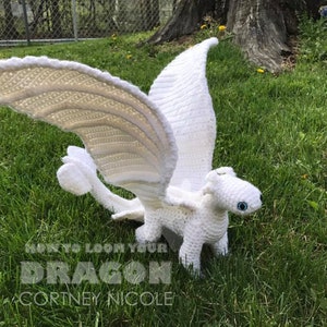 Lightfury How to Train Your Dragon PDF US Crochet Pattern (English)