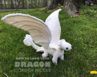 Lightfury How to Train Your Dragon PDF US Crochet Pattern (English)