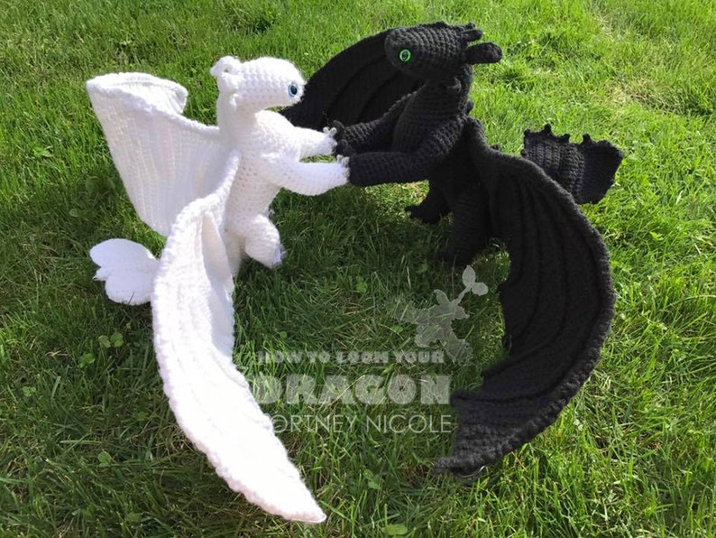 Nightfury Toothless How to Train Your Dragon US PDF Crochet Pattern English image 8