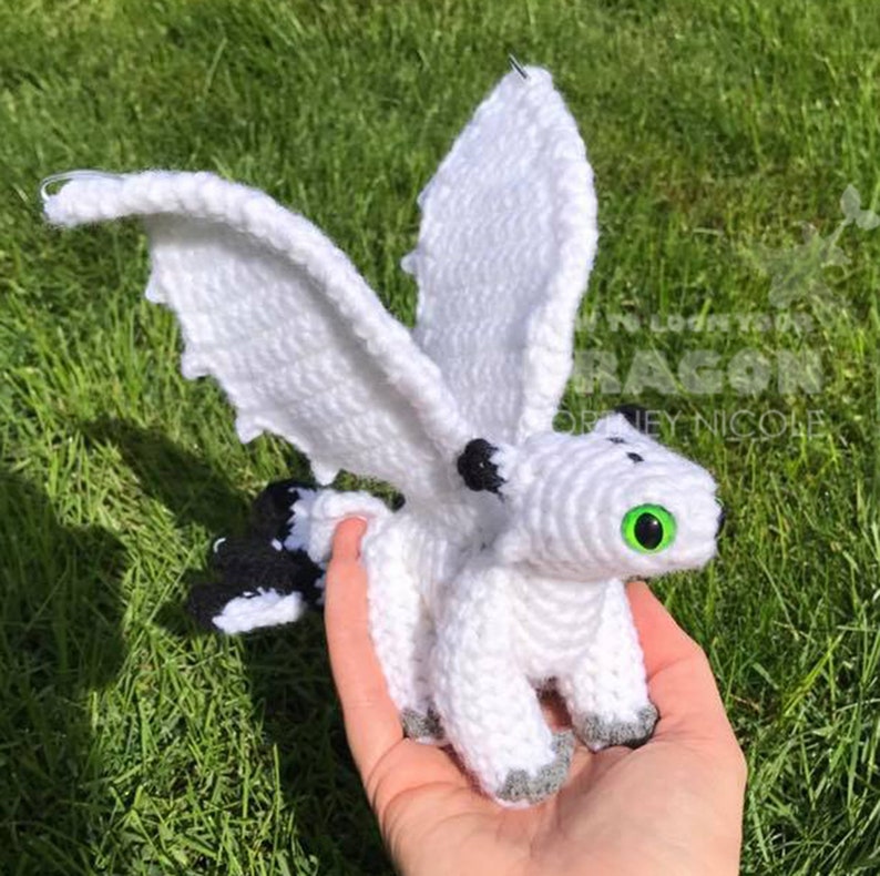 Nightlight Dragons How to Train Your Dragon PDF US Crochet Etsy