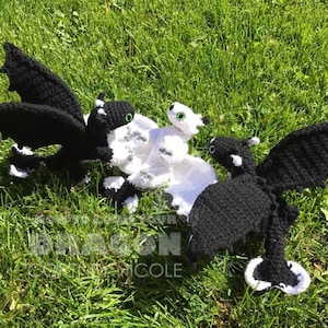 Nightlight Dragons How to Train Your Dragon PDF US Crochet Pattern (English)