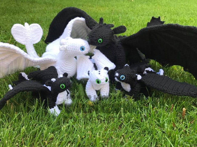 Nightfury Toothless How to Train Your Dragon US PDF Crochet Pattern English image 9