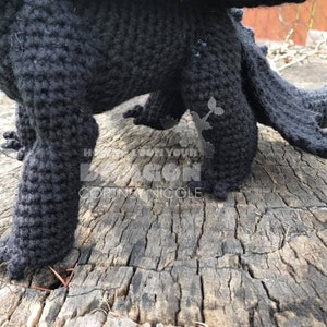 Nightfury Toothless How to Train Your Dragon US PDF Crochet Pattern English image 4