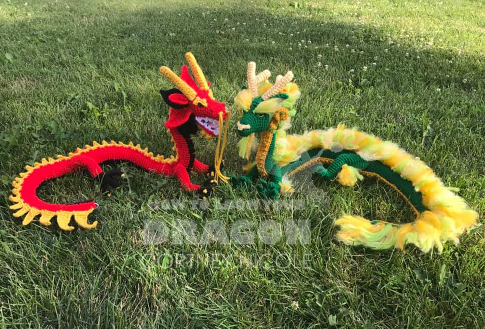 Chinese Dragon PDF Crochet Pattern US Etsy