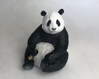 Panda Urn for Human Ashes, Custom Panda Urn, Panda Sculpture, Unique Urns, Custom Cremation Urn, Panda Statue,
