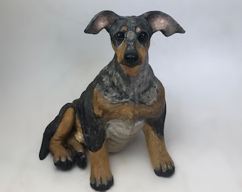 Custom Dog Portrait Ornaments, Personalized Dog Portraits, Custom Pet Urn, Pet Memorial Gift, Custom Pet Portraits, Dog Urn for Ashes