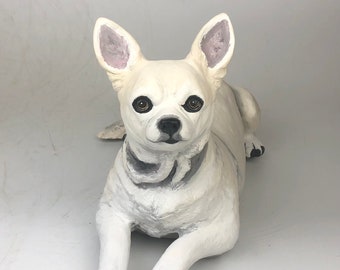 Pet Memorial, Clay Sculpture, Pet Portrait, Dog Memorial, Custom Dog Sculpture, Custom Pet Sculpture, Pet Loss gifts, Custom Pet Portrait
