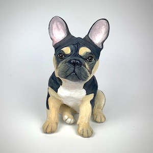 French Bulldog Urn, Custom Pet Urn, French Bulldog Urns for Ashes, Pet Cremation Urn, French Bulldog Memorial Statue, French bulldog urn