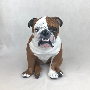 English Bulldog Urn, Custom Pet Urn, Pet Urn for Ashes, Dog Urns for Ashes, Pet Cremation Urn, Custom Pet Cremation Urn, pet urns for ashes