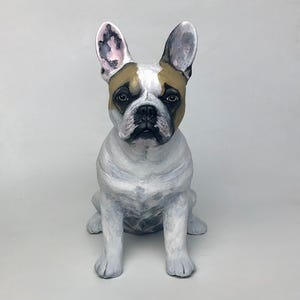 French Bulldog Urn, Custom Pet Urn, French Bulldog Urns for Ashes, Pet Cremation Urn, French Bulldog Memorial Statue, French bulldog urn