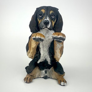 Cocker Spaniel, Cocker Spaniel Statue, Clay Sculpture, Pet Portrait Custom, Dog Portraits, Dog Lover Gift, Spaniel Dog image 6