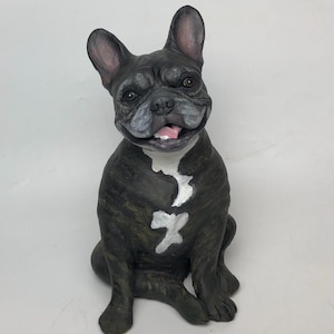 French Bulldog Urn, Custom Pet Urn, French Bulldog Urns for Ashes, Pet Cremation Urn, French Bulldog Memorial Statue, French bulldog urn