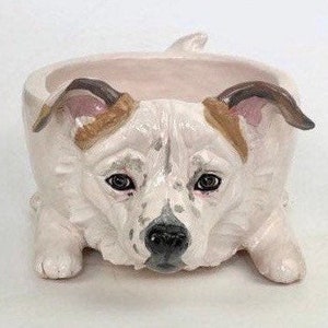 Personalized Dog Bowl, Jack Russell Ceramic Dog Bowl, Personalised Dog Bowl, Gifts for Dog Lovers, Dog Feeder, Custom Dog Bowl, Large Bowl