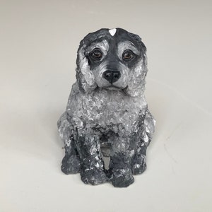 Cocker Spaniel, Cocker Spaniel Statue, Clay Sculpture, Pet Portrait Custom, Dog Portraits, Dog Lover Gift, Spaniel Dog image 2