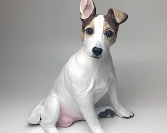 Custom Pet Urn, Jack Russell Urn, Pet Urn for Ashes, Dog Urns for Ashes, Pet Cremation Urn, Custom Pet Cremation Urn, pet urn for ashes