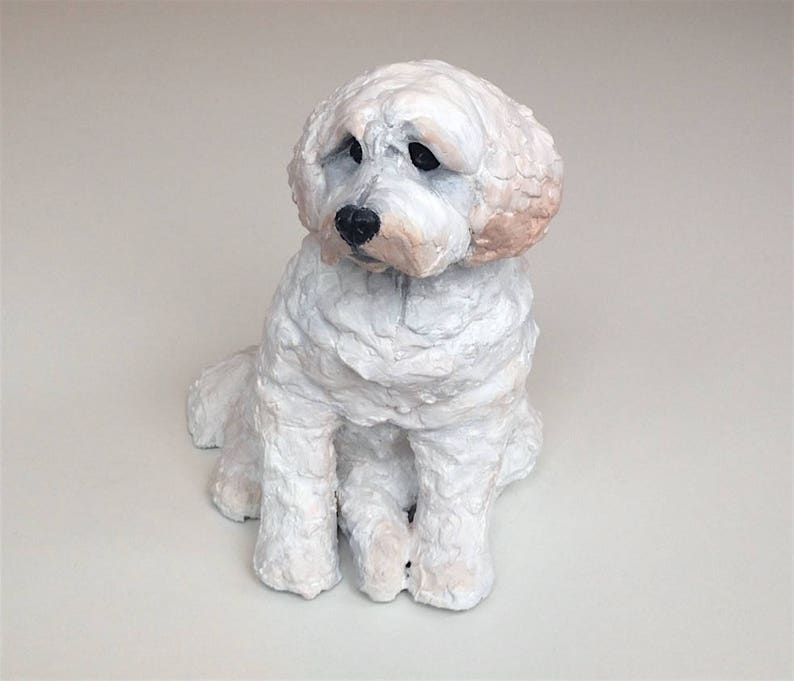 Pet Memorial Clay Sculpture Pet Portrait Dog Memorial Etsy