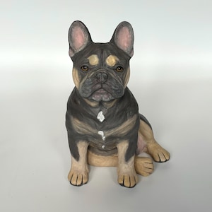 French Bulldog Urn, Custom Pet Urn, French Bulldog Urns for Ashes, Pet Cremation Urn, French Bulldog Memorial Statue, French bulldog urn
