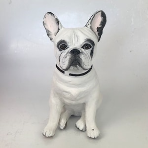 French Bulldog Urn, Custom Pet Urn, French Bulldog Urns for Ashes, Pet Cremation Urn, French Bulldog Memorial Statue, French bulldog urn