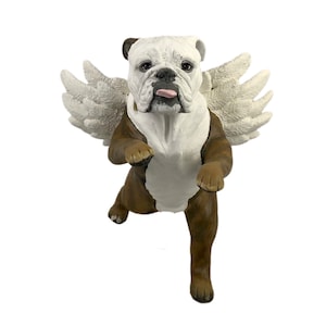 English Bulldog, Pet Memorial, Urn, Clay Sculpture, Bulldog Statue, Pet Portrait, Dog Memorial, Custom Dog Sculpture, English Bulldog Statue