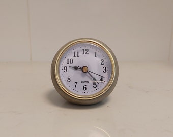 Concrete Ball Clock: Retro Modern Desk Decor