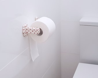 PORTE PAPIER HYGIENIQUE AVEC CENDRIER BLANC